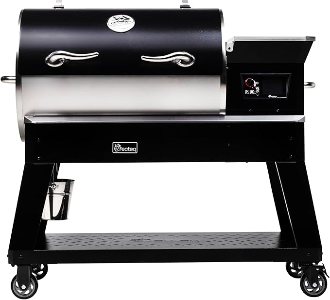 recteq Pellet Smoker Grill Deck Boss 800, Electric Pellet Smoker, Outdoor Grills & Smokers, Wi-Fi-Enabled BBQ Grill