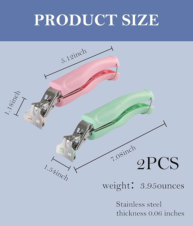 Stainless Steel Anti-Scalding Hot Bowl Dish Plate Gripper Clips Tongs Clamp Holder for Moving Hot Plate or Bowls with Food Out from Instant Pot Microwave Oven (2, Green,Pink)