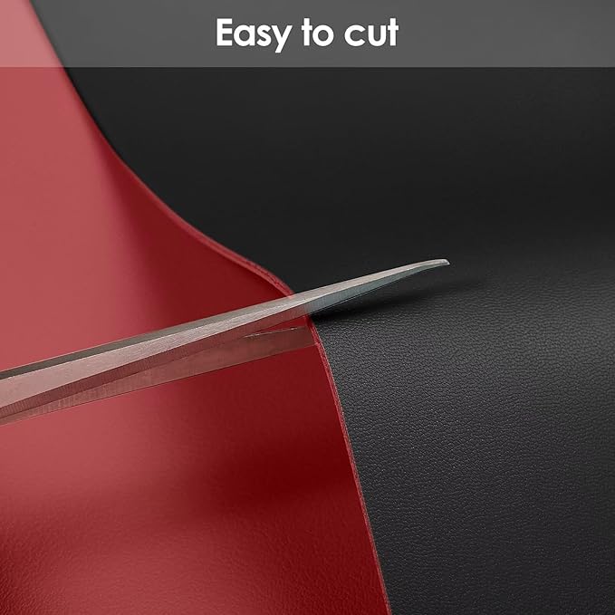Dresser Cover Top - Can Be Used On Both Sides Waterproof and Easy to Clean Good Flatness Used for Dresser Table(Black+Wine Red 10x36)
