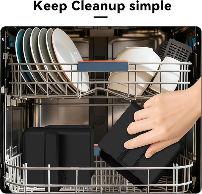 8 Quart Dual Basket Air Fryer - Digital Touchscreen, Smart Sync Finish,Auto Shutoff, 2 Independent 4QT Nonstick Dishwasher-Safe Frying Baskets - Digital Double Air Fryer