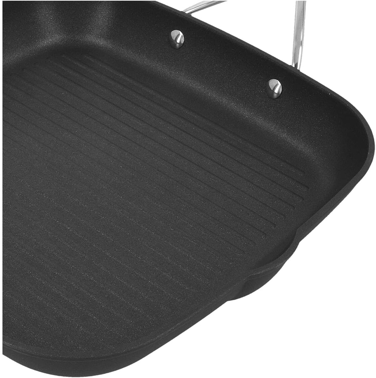 Demeyere AluPro 11-inch Aluminum Nonstick Perfect Pan Grill Pan