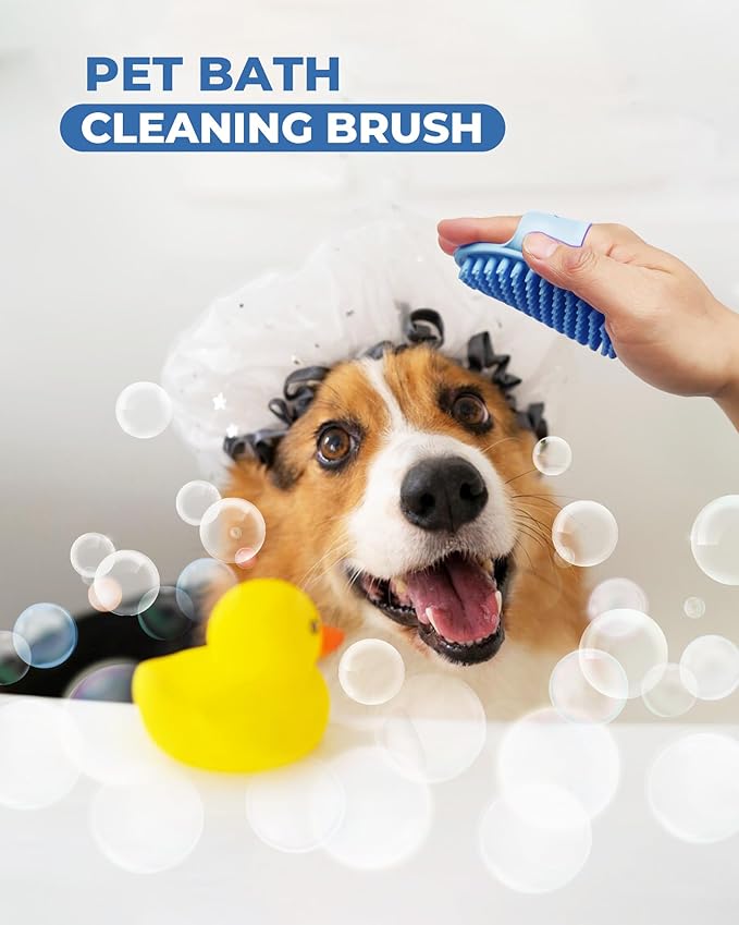 Dog Brush for Shedding Grooming,6 Pack Long-Pin Brush Set for Long Haired Dog Cat Goldendoodles Poodles Doodles Blue