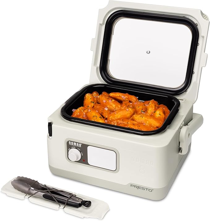 Presto 06030 8-quart Nomad Traveling Slow Cooker, Locking Lid, Dry Erase Board