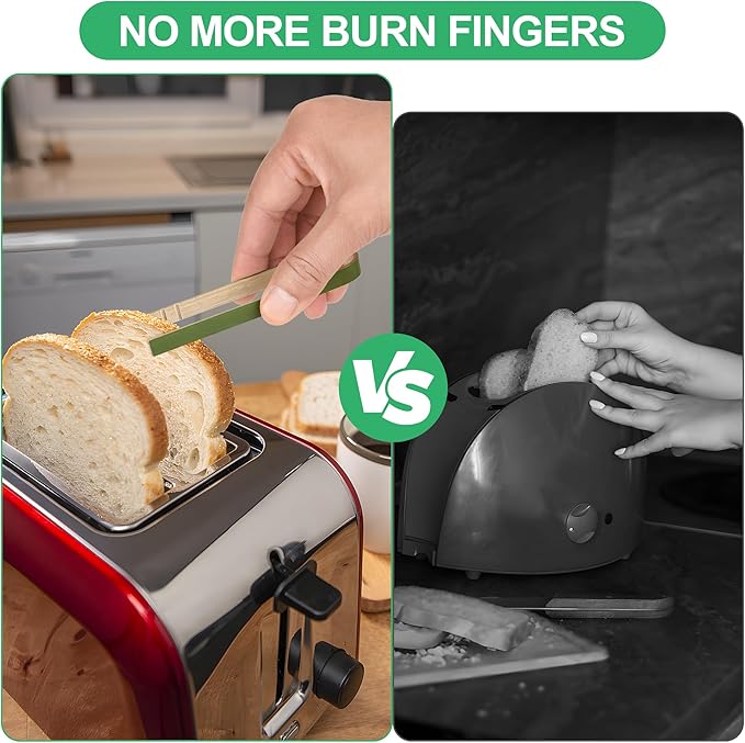 200 Pcs Mini Bamboo Tongs, 4 Inch Wooden Disposable Cooking Utensils, Charcuterie Boards Accessories, Natural Toast Tongs for Cooking and Serving Food