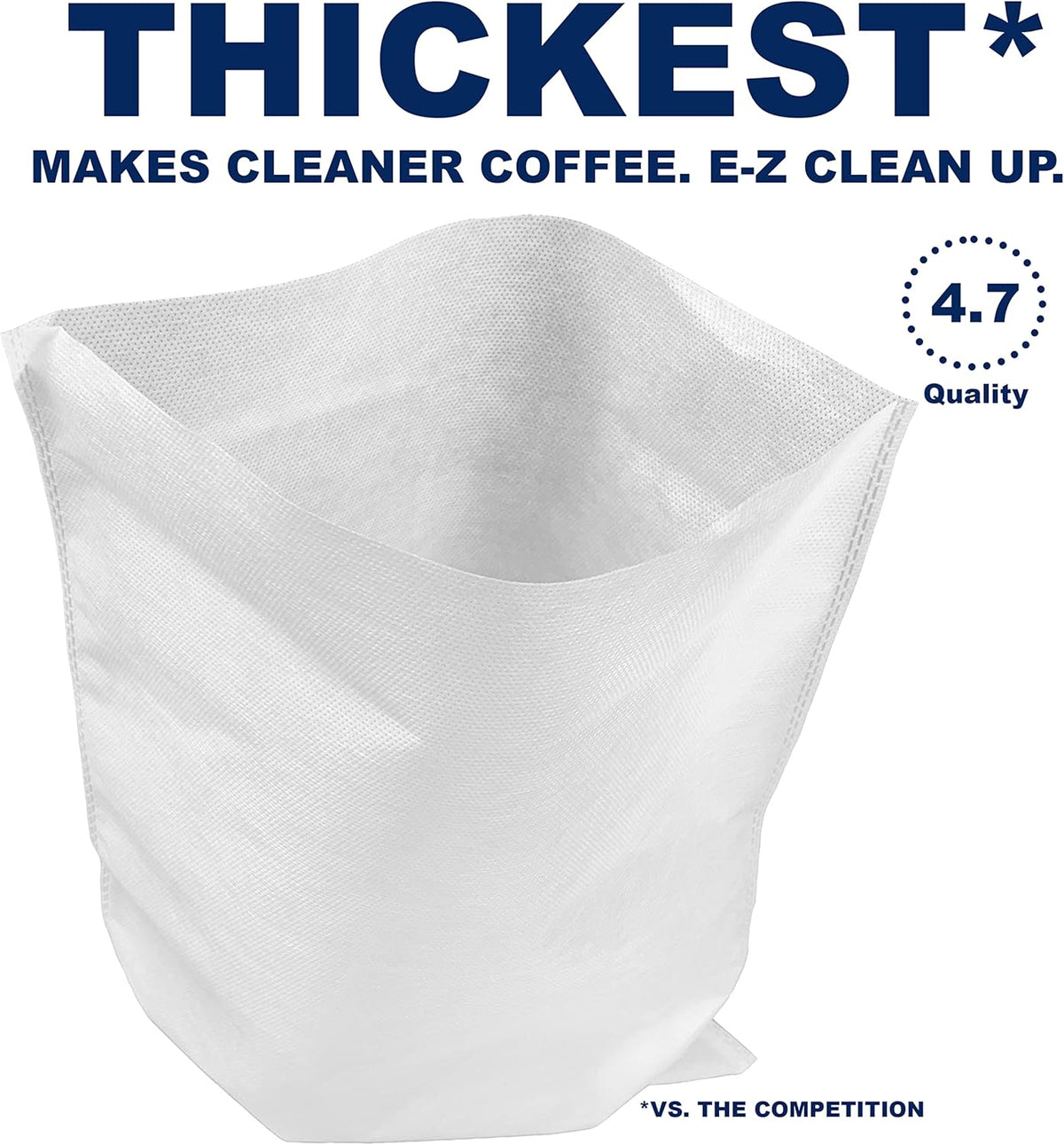 (50 Pack) Cold Brew Coffee Filters, 12" x 13" Compatible With Leading Cold Brew Coffee Makers