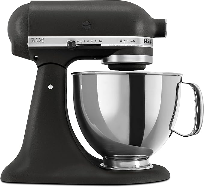 KitchenAid Artisan Series 5 Quart Tilt Head Stand Mixer with Pouring Shield KSM150PS, Cast Iron