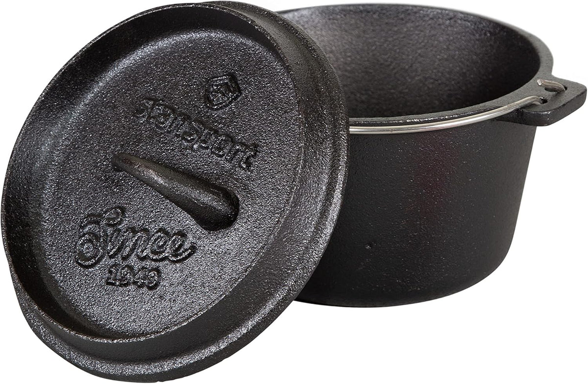 Stansport Pre-Seasoned Cast Iron Dutch Oven