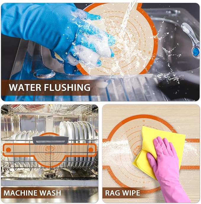 Silicone Bread Sling for Dutch Oven, Non-Stick & Easy to Clean Baking Mat Set, 2 Pcs Reusable Bread Sling for Sourdough Tools ＆ Accessories