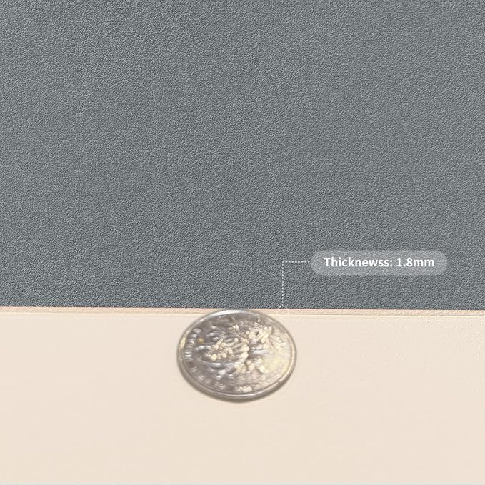Dresser Cover - Can Be Used On Both Sides Waterproof and Easy to Clean Good Flatness Used for Dresser Table(Off White+Light Gray 10x44)