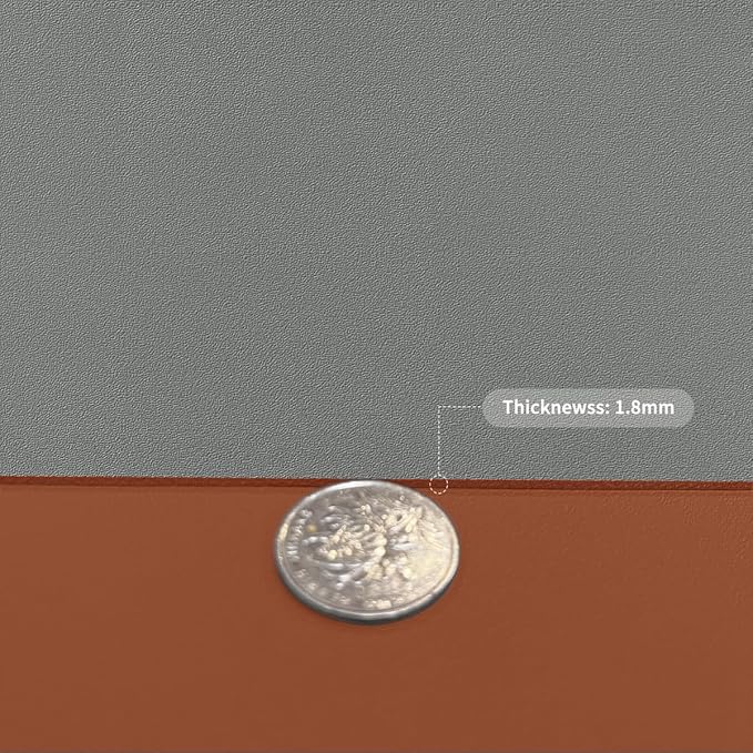 Night Stand Cover for Top - 12x24 Inch Waterproof Easy to Clean Can Conceal Flaws Protector The Table Top from Scratches Used for Dining (Brown+Gray 12x24)