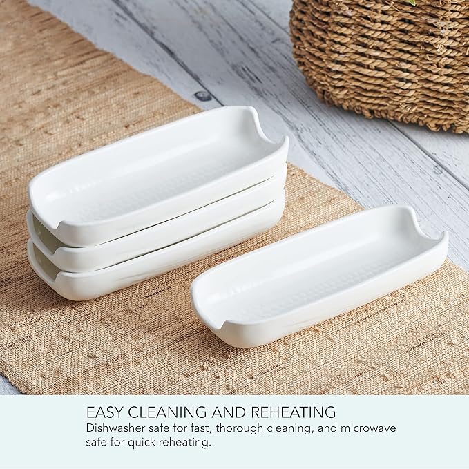 Pfaltzgraff Callie Stoneware Corn Dishes, Set Of 4, White