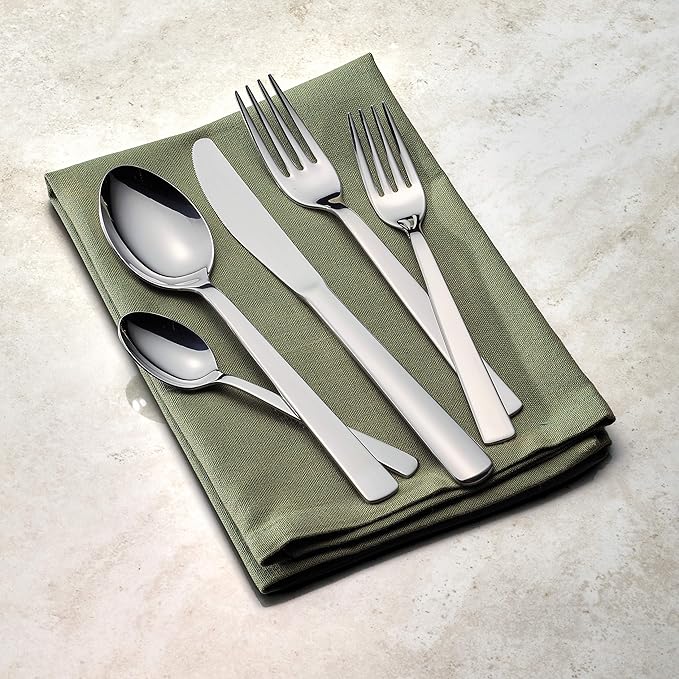 Tramontina 20 Piece Silverware Set - Oslo Utensils Set