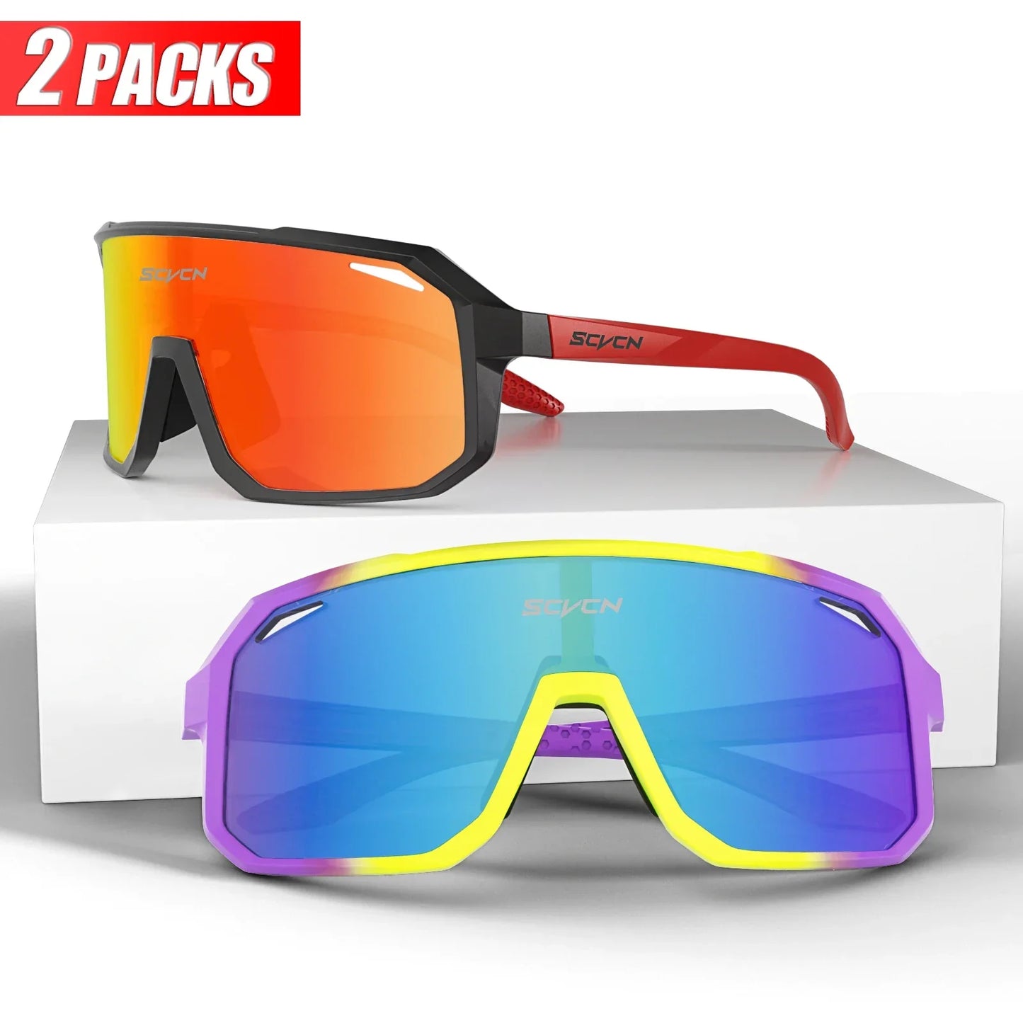 SCVCN UV400 Cycling Sports Sunglasses