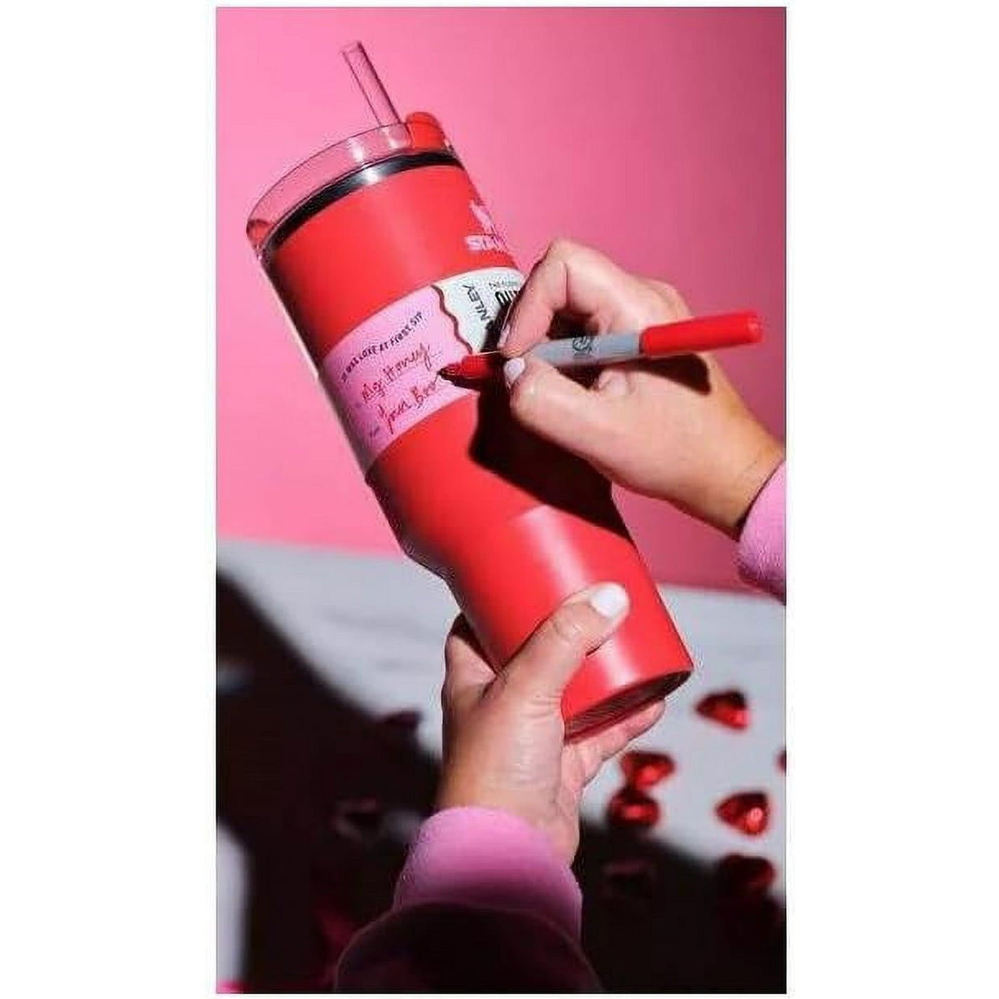 Stanley Valentine's Day Dark Red Tumbler