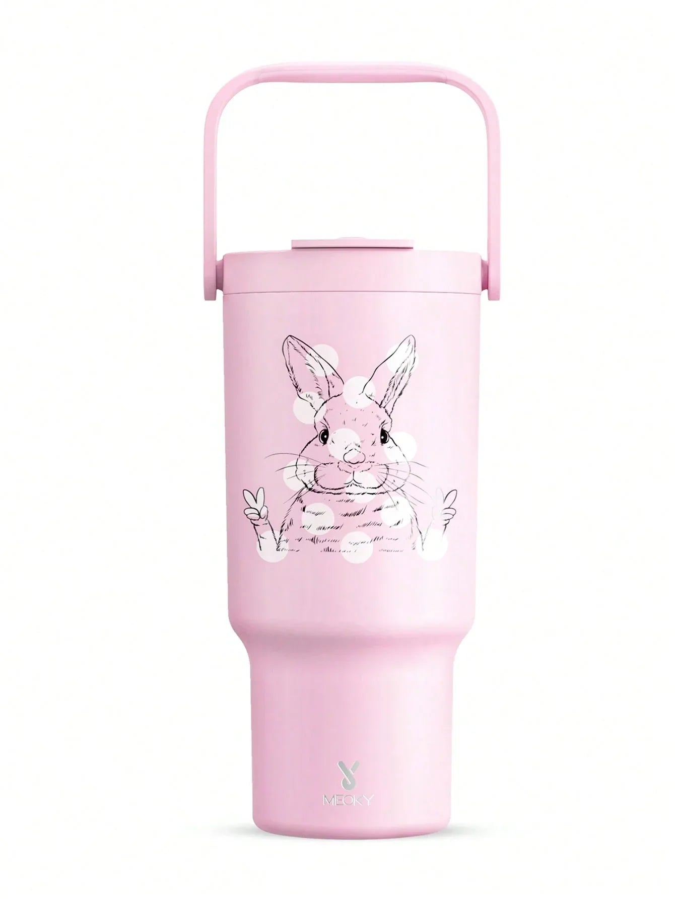 Meoky 32oz Insulated Handle Tumbler