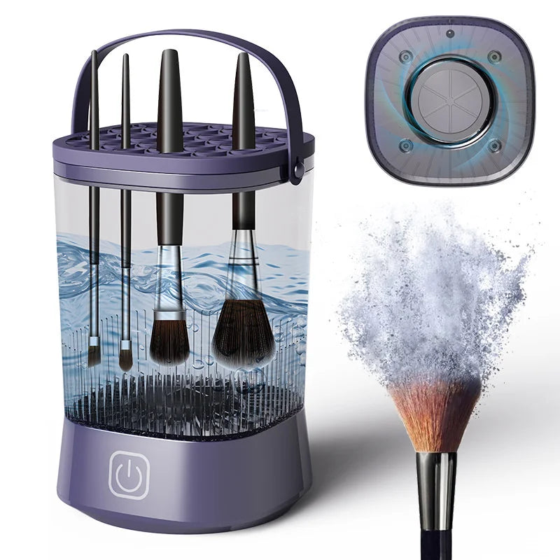 3-in-1 Electric Makeup Brush Cleaner
