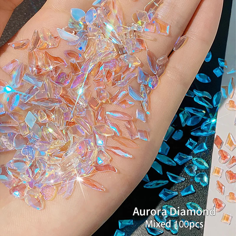 Luxury AB Crystal Nail Gems