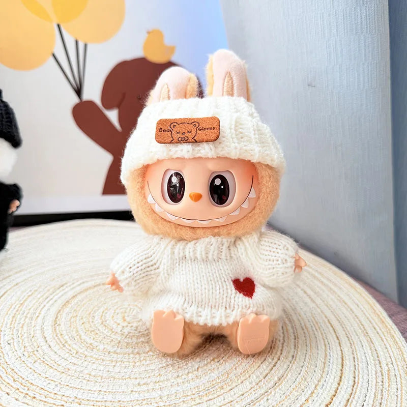 Labubu Baby Sweater Dress Set
