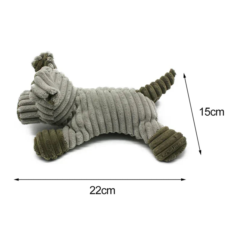 Squeaky Bear Plush Dog Toy