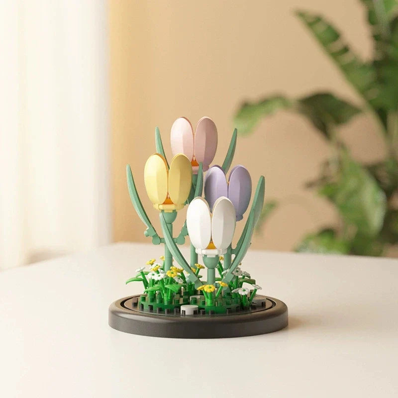 DIY Flower Building Block Kit