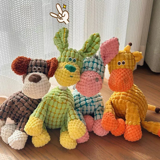 Cute Donkey Squeaky Dog Toy