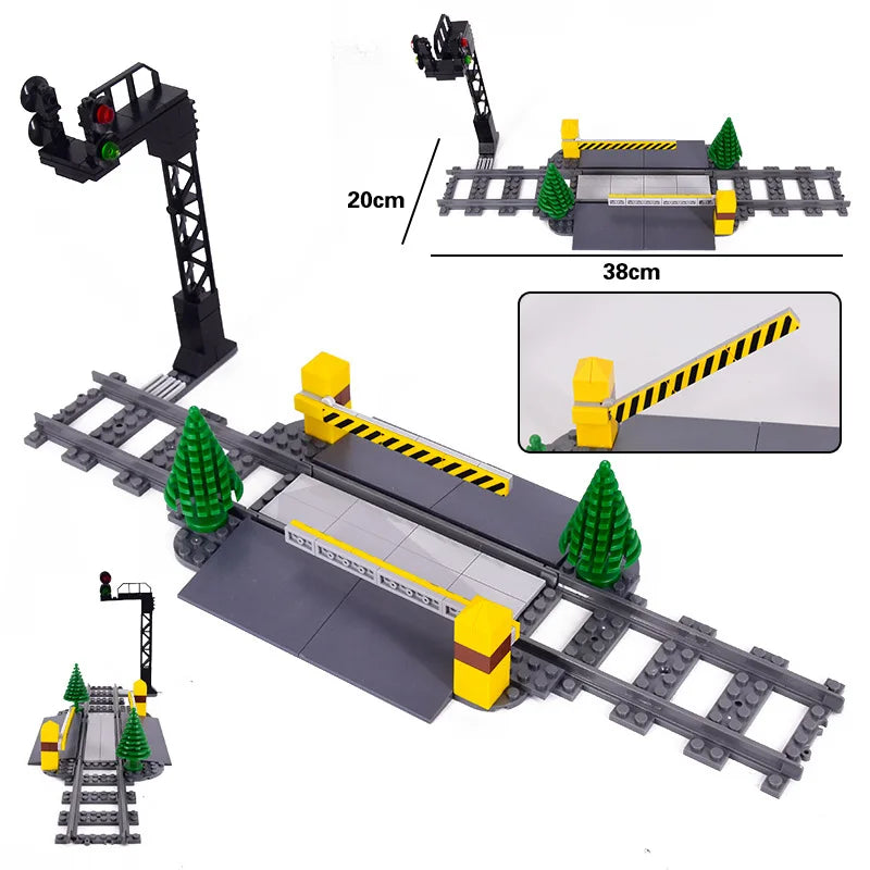 City Train Station Building Blocks