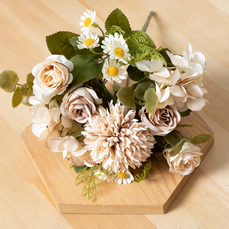 Silk Dandelion Flower Bouquet