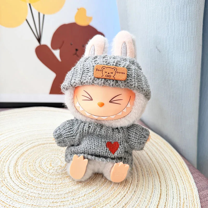 Labubu Baby Sweater Dress Set