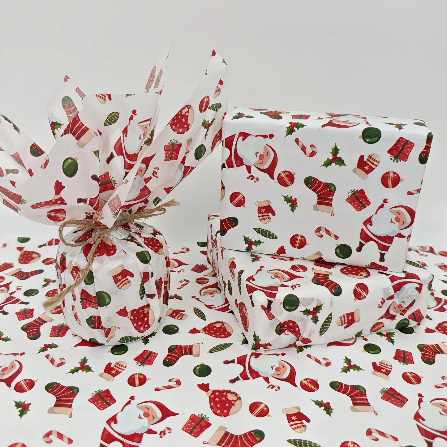 Santa Christmas Tissue Wrapping Paper
