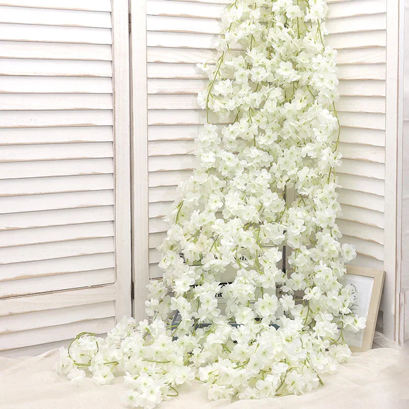 Kahaul Silk Cherry Blossom Vine