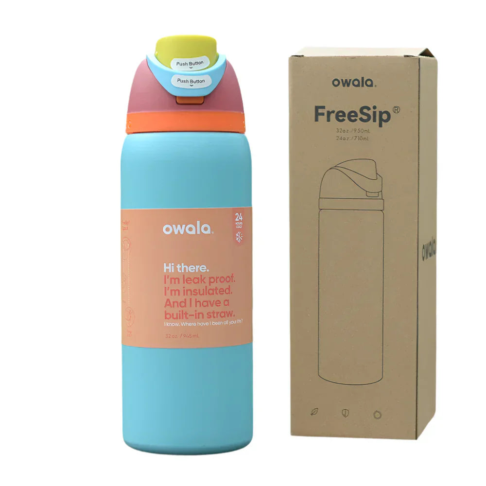 Owala FreeSip Saltwater Taffy Bottle