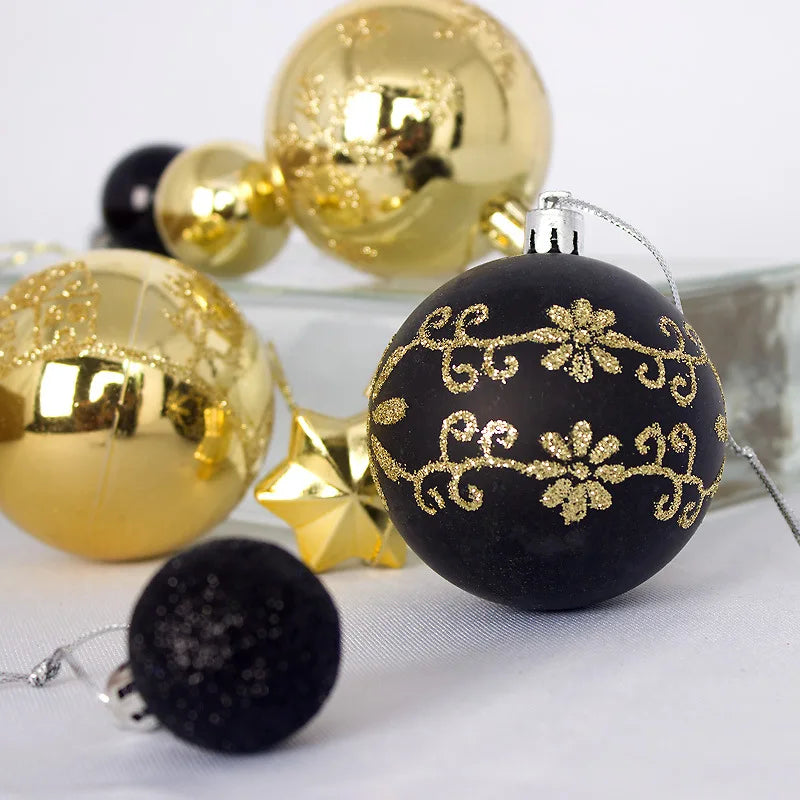 44pcs Christmas Ball Ornaments Set
