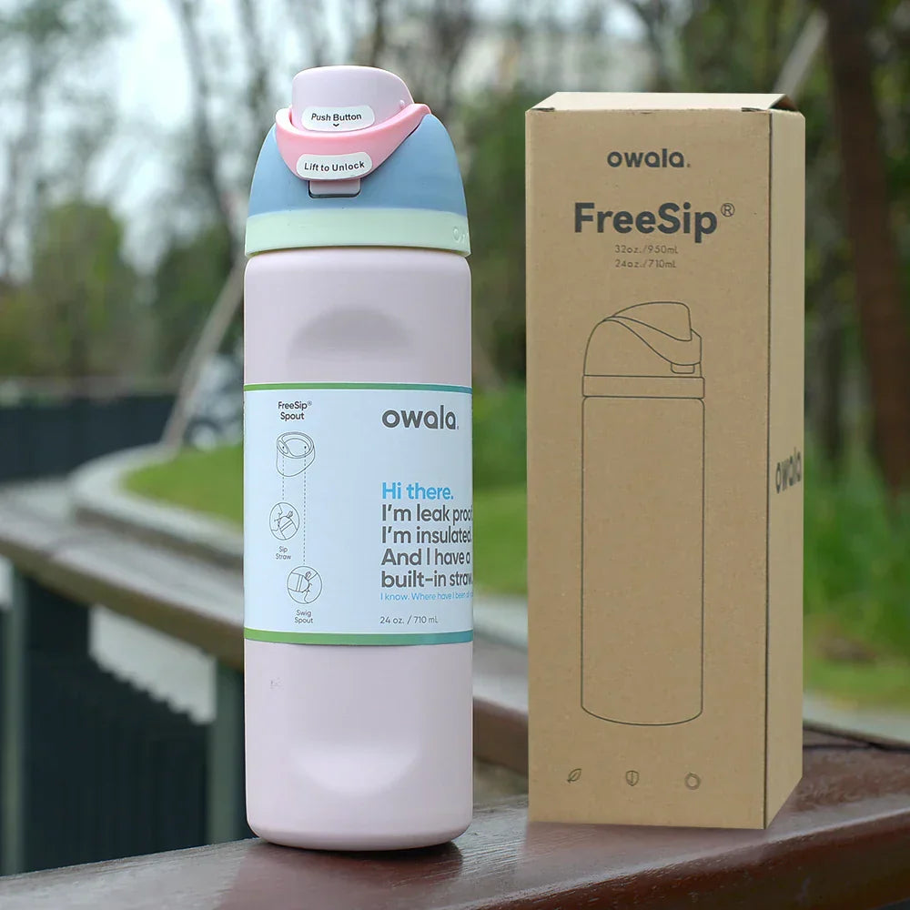 Owala FreeSip Quarta Rose Bottle