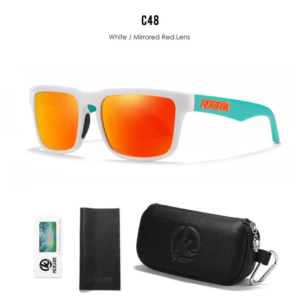 KDEAM Polarized Unisex Square Sunglasses
