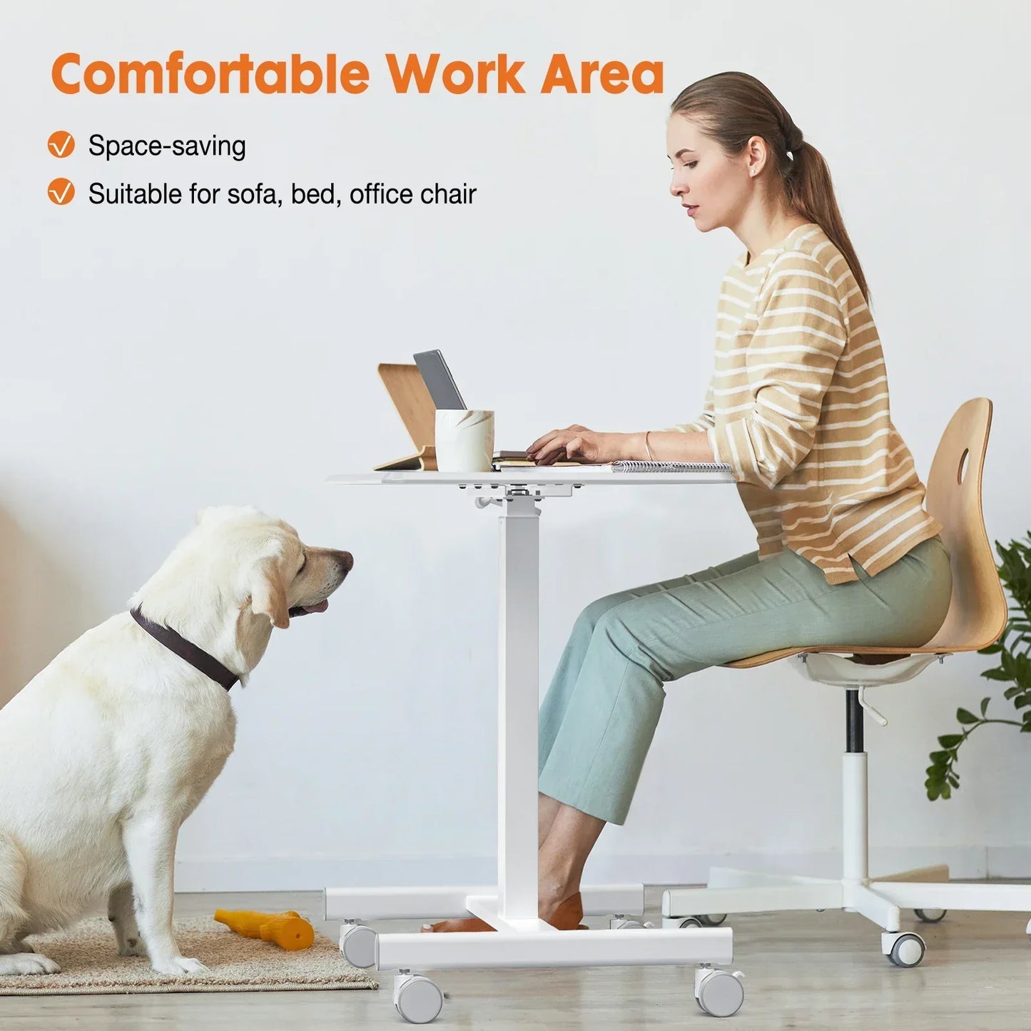 JHK Portable Adjustable Laptop Desk