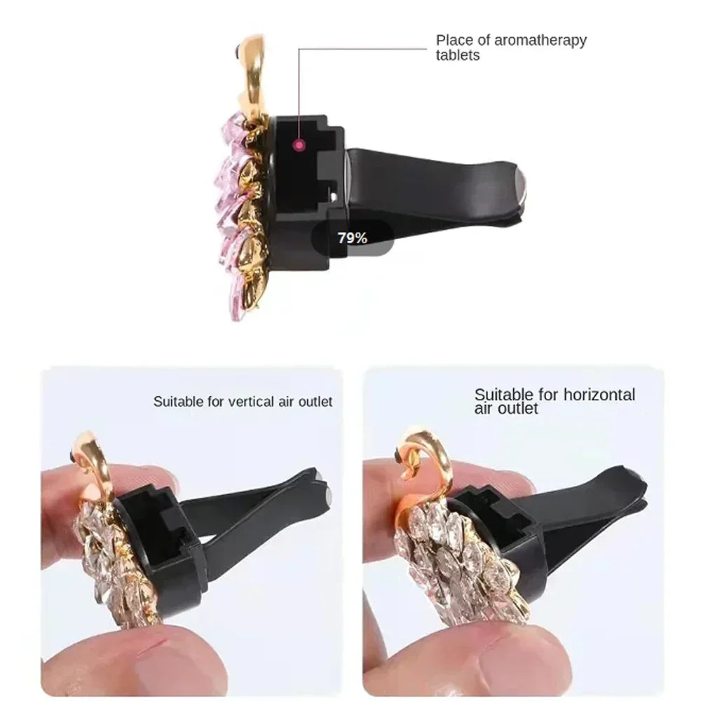 Peach Blossom Car Perfume Clip