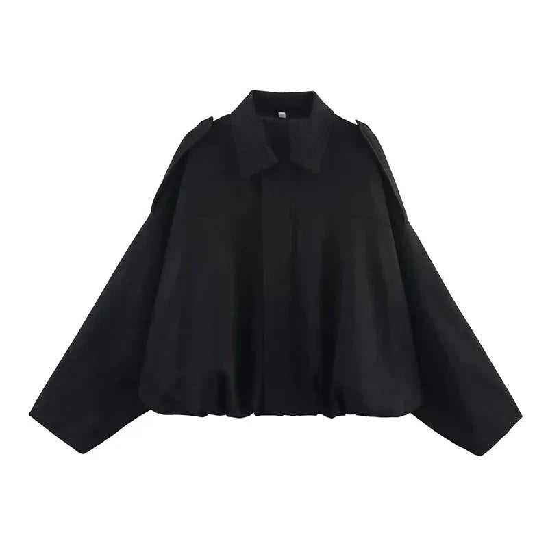 Women's Vintage Bomber Jacket Coat