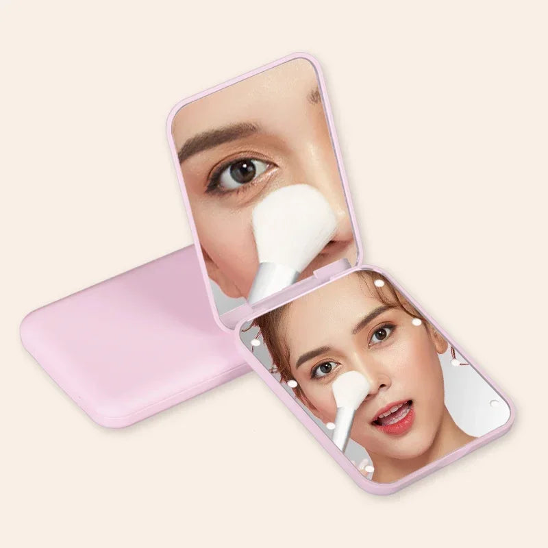 Mini LED Pocket Makeup Mirror