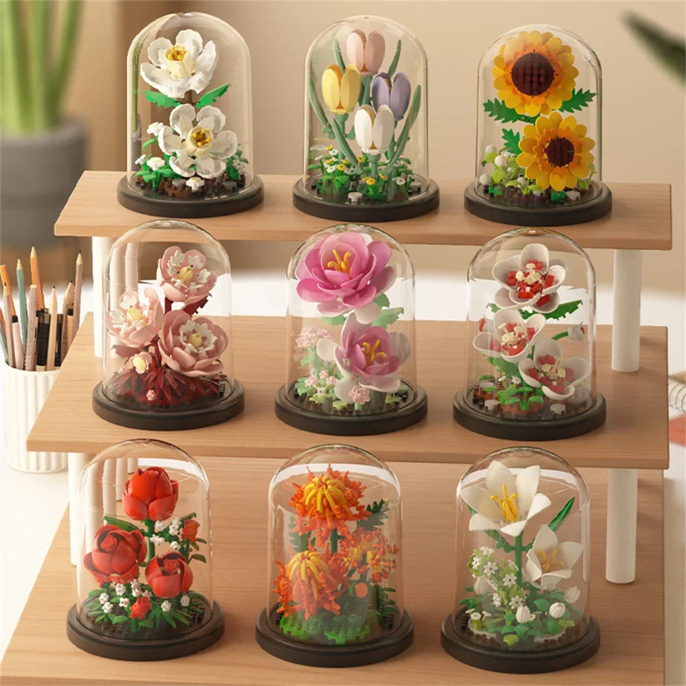 Eternal Flower Building Block Set
