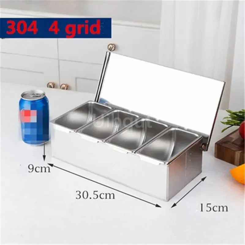 Bar Garnish Organizer Tray