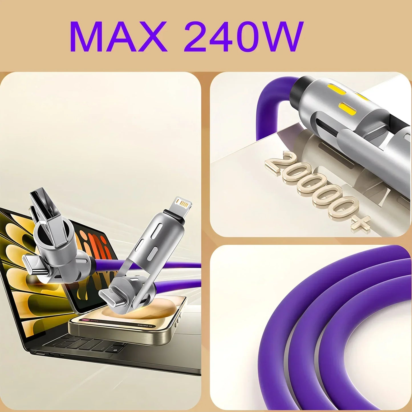 4-in-1 USB C Cable