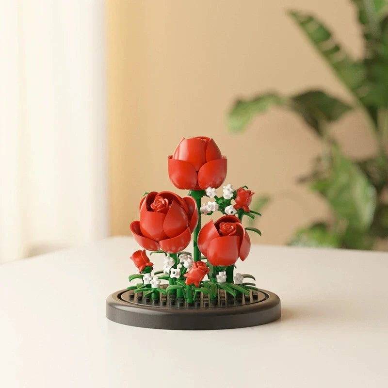 DIY Flower Building Block Kit