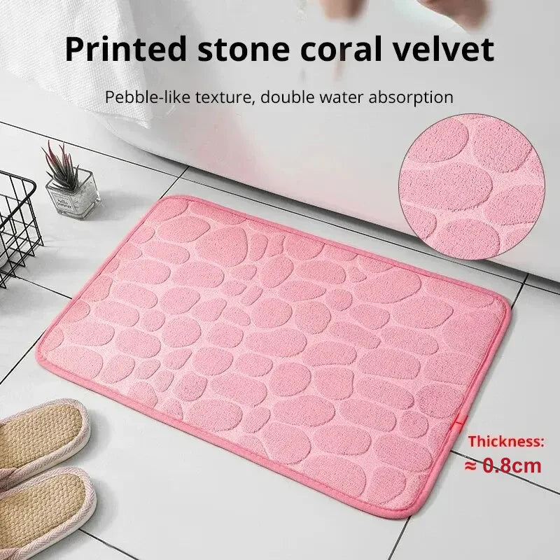 Embossed Pebble Anti Slip Carpet