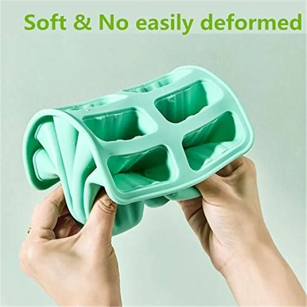10-Piece Silicone Popsicle Molds