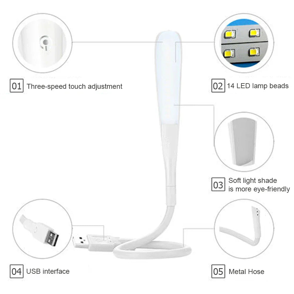 UYOKI Mini Portable USB LED Lamp