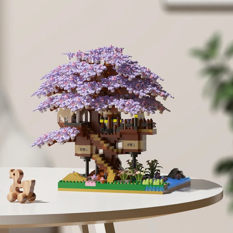 Pink Cherry Tree Building Blocks