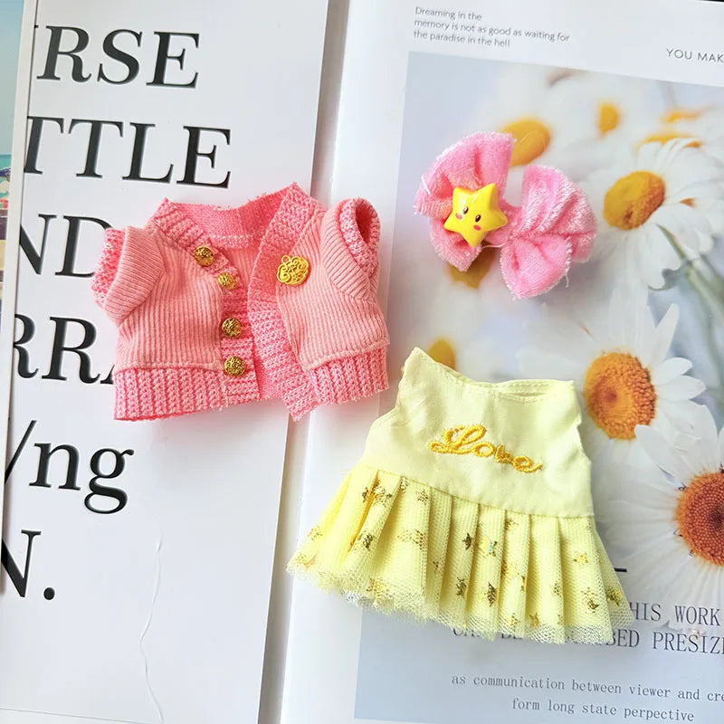 JUMEET Macaron Labubu Plush Outfit