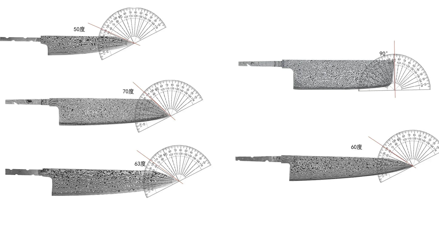 Damascus Steel Knife Blank