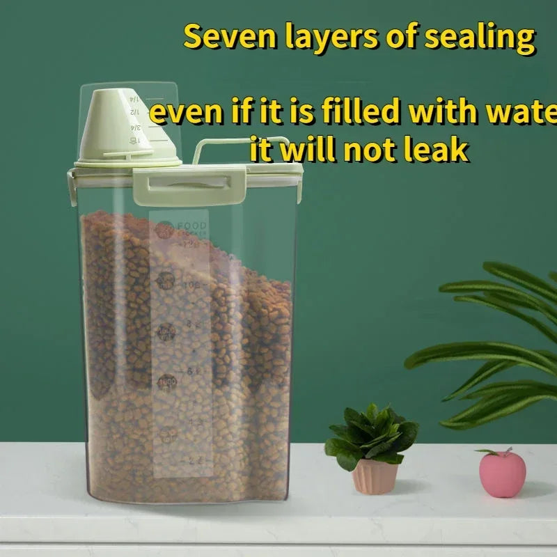 Sealed Dog Cat Food Container