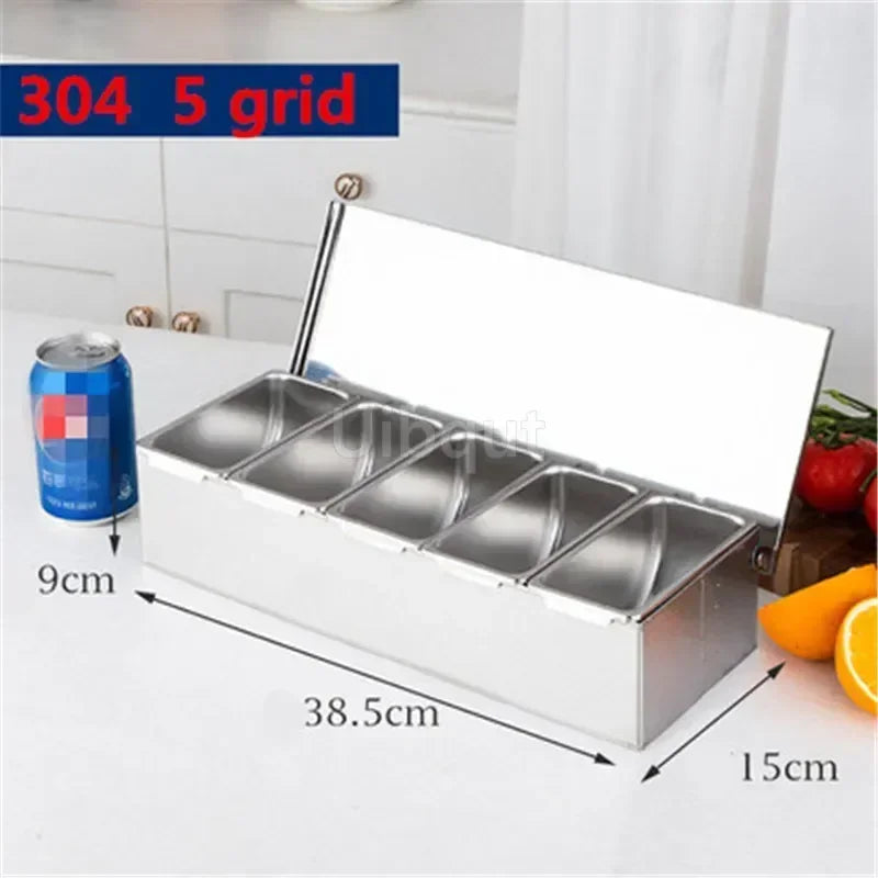 Bar Garnish Organizer Tray